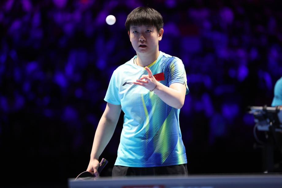 皇冠体育-国际乒联单打世界杯 孙颖莎战胜蒯曼晋级8强